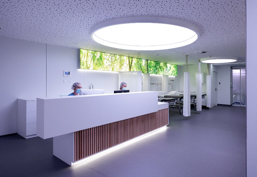 Patient spaces at Barcelona IVF